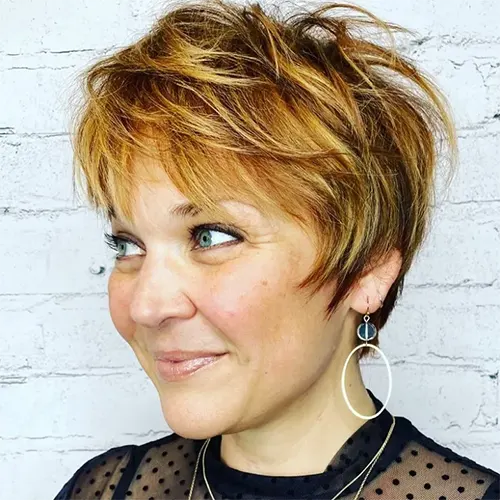Tapered Pixie Desgrenhado Tapered Pixie Desgrenhado